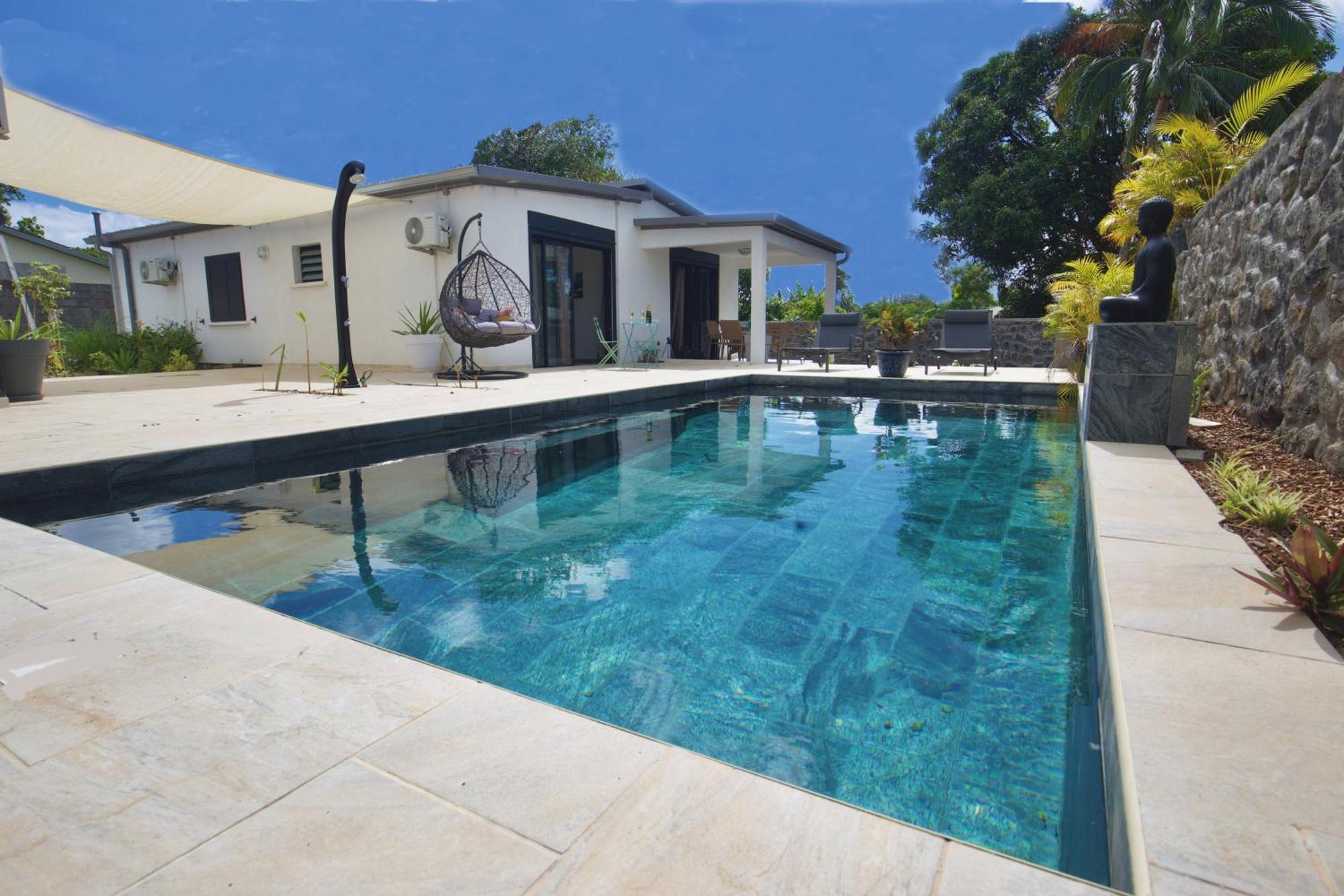 Villa Du Beau Vallon 2 Jacuzzi Privatif Et Piscine Chauffee Partagee Saint-Benoît Exteriér fotografie